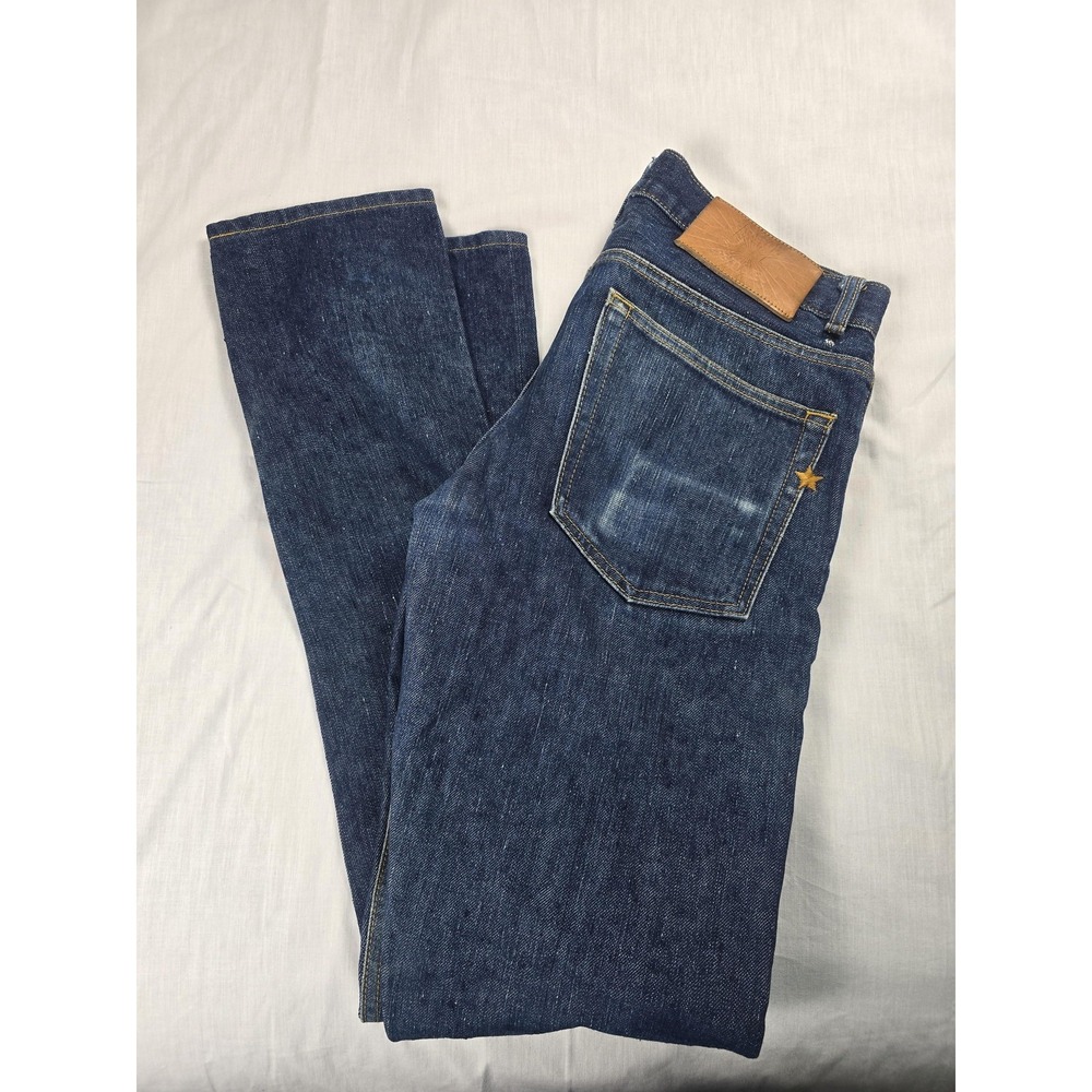 Brave Star Jeans Mens 30x32 Blue‎ Slim Straight Selvage Denim American Made